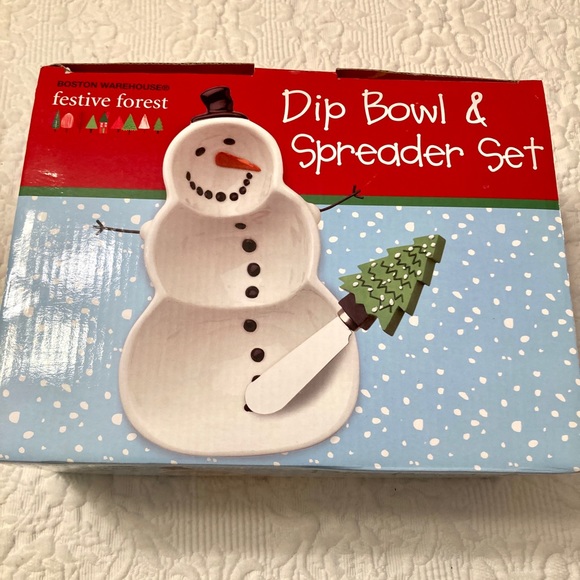 Snowman Dip Bowl - Picture 12 of 12